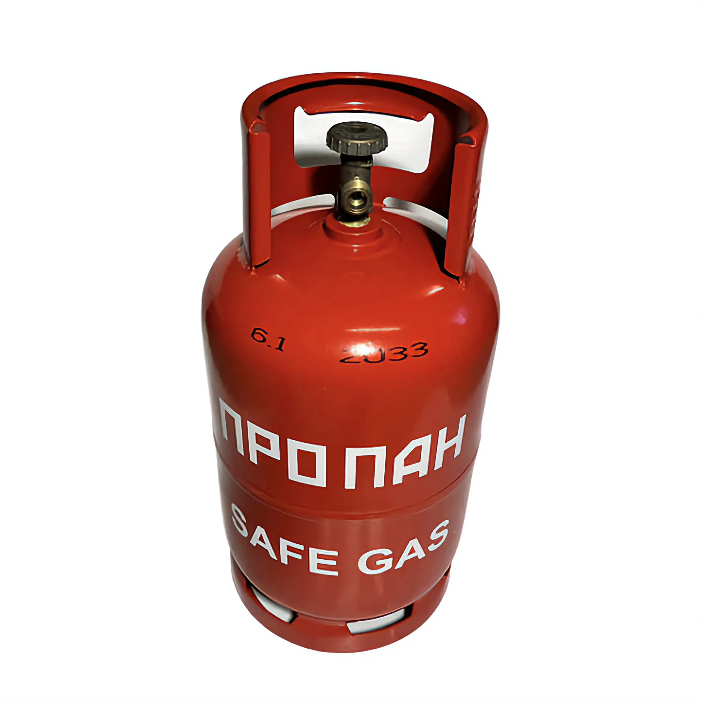 Газовый баллон металлический Safegas 12.3 л (Португалия), пропановый — изображение 2