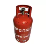 Газовый баллон металлический Safegas 12.3 л (Португалия), пропановый — изображение 2