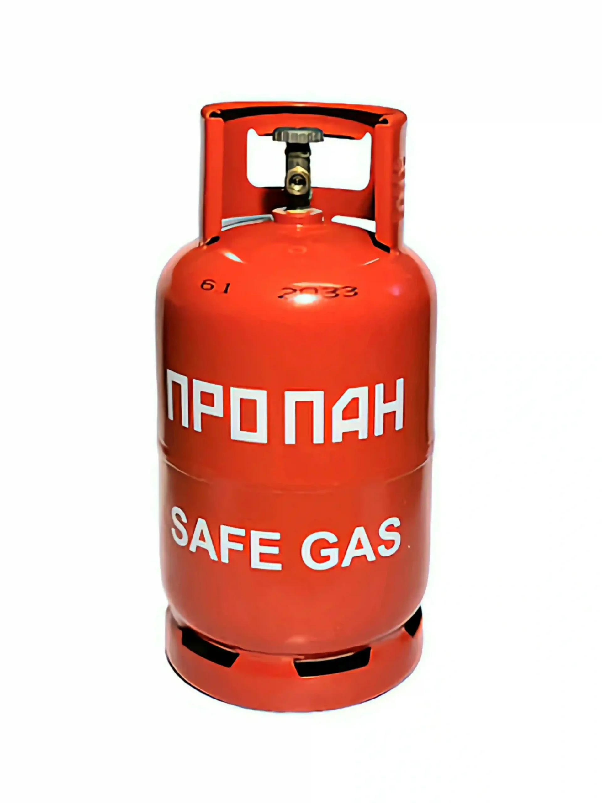 Газовый баллон металлический Safegas 12.3 л (Португалия), пропановый — изображение 1