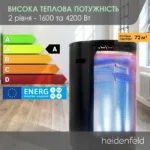 Підлоговий газовий обігрівач Heidenfeld Blueflame GH110 - Зображення 3