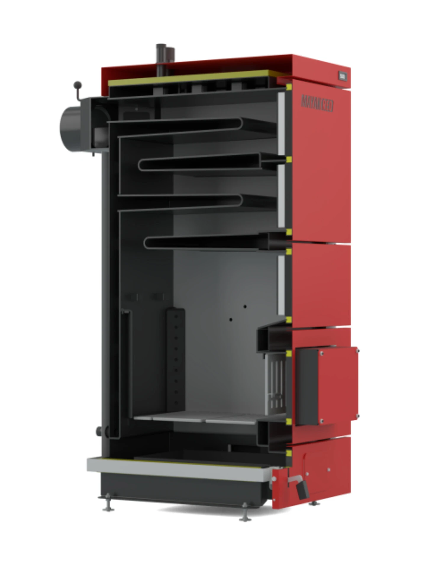 Котел твердотопливный Маяк KTP-16 EKO MANUAL UNI tуpe H 6 мм, Одноконтурный, 16 кВт, 160 м2, до 24 часов — изображение 2