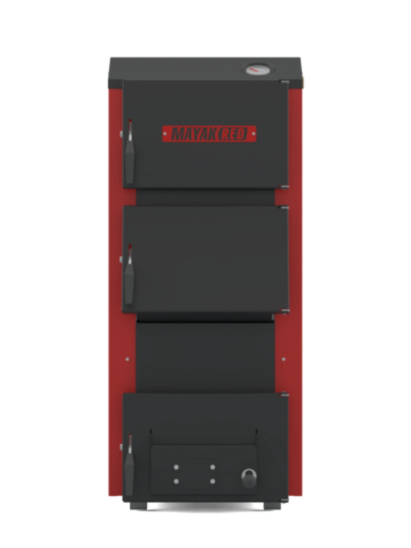 Котел твердопаливний Маяк STANDARD PLUS (1) Котел твердопаливний Маяк АОТ-20 STANDARD PLUS 4 мм, Одноконтурний, 20кВт, 200м2, до 24 годин - Зображення 1