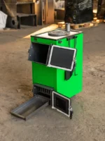 Котел твердопаливний Zubr Classic Termo з плитою 5 мм, Одноконтурний, 15 кВт, 150 м2, до 8 годин - Зображення 3