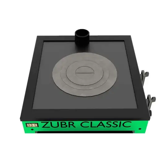 Котел твердотопливный Zubr Classic Termo с плитой 5 мм, Одноконтурный, 12 кВт, 120 м2, до 8 часов — изображение 23