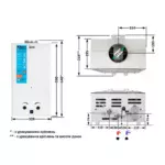 Колонка газова димохідна Thermo Alliance JSD20-10CR, 18 кВт - Зображення 2