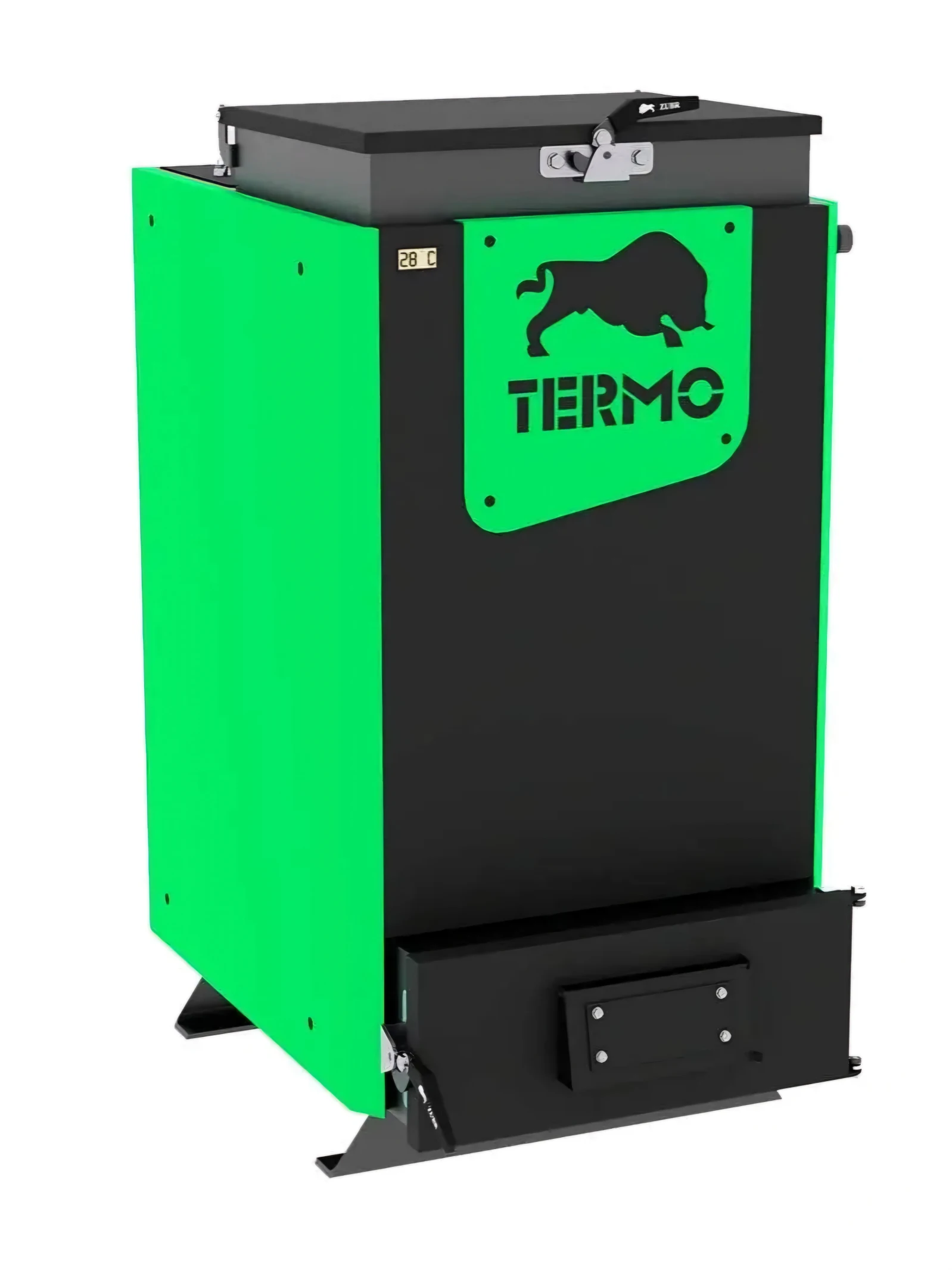 Котел твердопаливний Zubr Termo 5 мм, Одноконтурний, 40 кВт, 400 м2, до 18 годин - Зображення 10