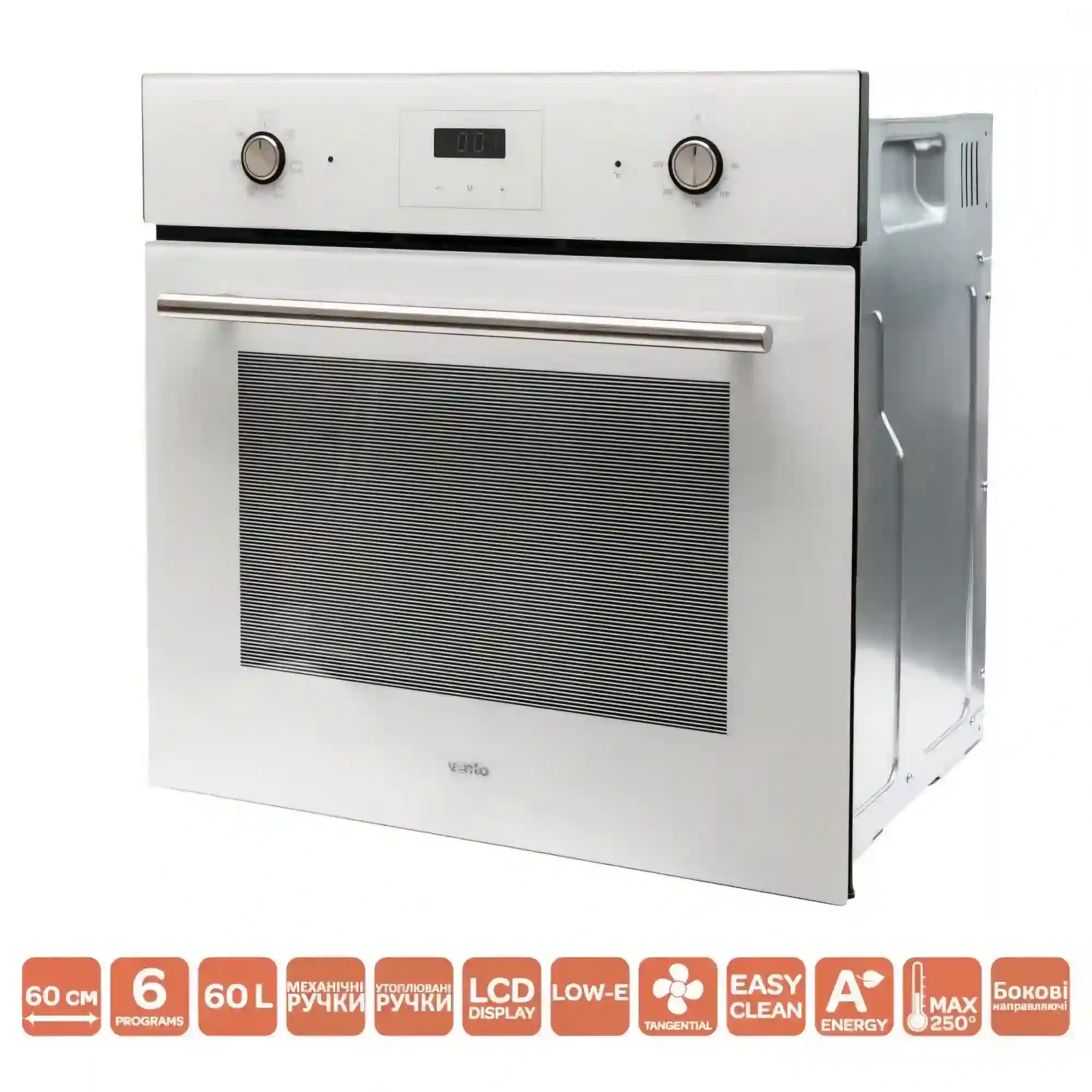 Электрические духовые шкафы EO60TC-6P WG - Зображення 1