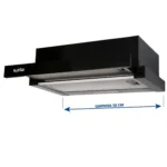 Вытяжка GARDA 50 BK (500) LED