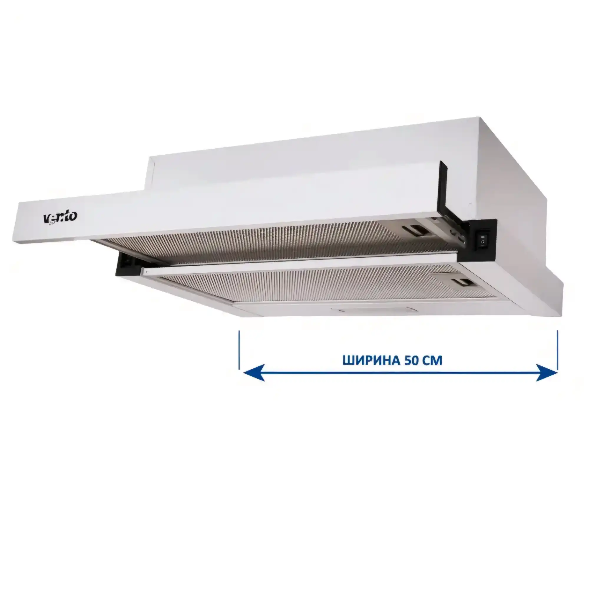 Витяжка GARDA 50 WH (500) LED - Зображення 3
