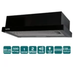 Витяжка GARDA 60 BK (500) LED