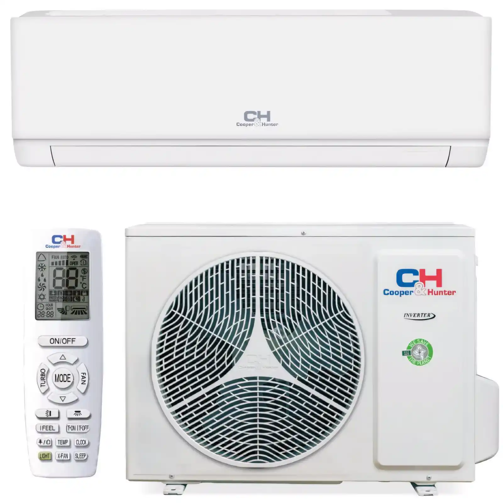 Кондиционер Cooper&Hunter CH-S09FTXF6 VITAL PLUS Wi-Fi,30 м2 - Зображення 1
