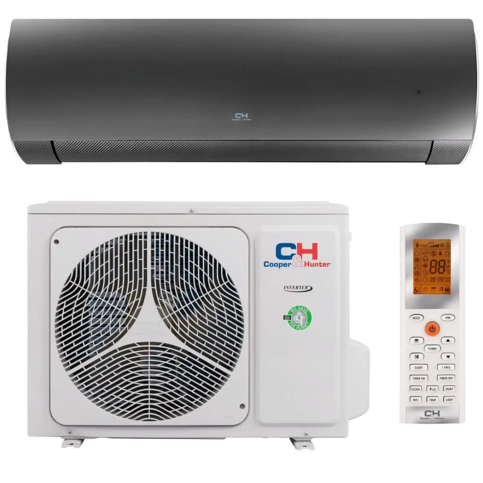 Кондиціонер Cooper&Hunter CH-S12FTXD2-BL DAYTONA INVERTER Wi-Fi, 40 м2 - Зображення 1
