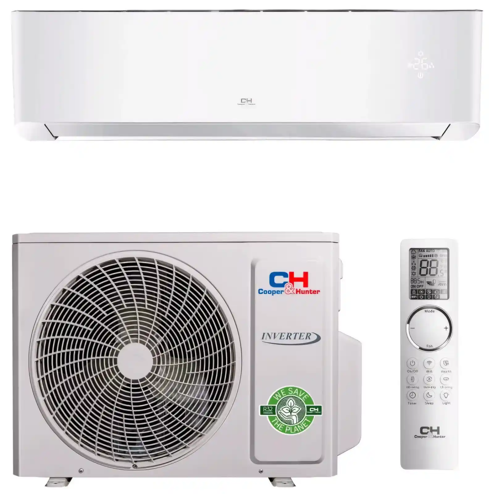 Кондиционер Cooper&Hunter CH-S09FTXAM2S-WP SUPREME Wi-Fi (5) Кондиционер Cooper&Hunter CH-S24FTXAL2-WP SUPREME CONTINENTAL, 70 м2 — изображение 1