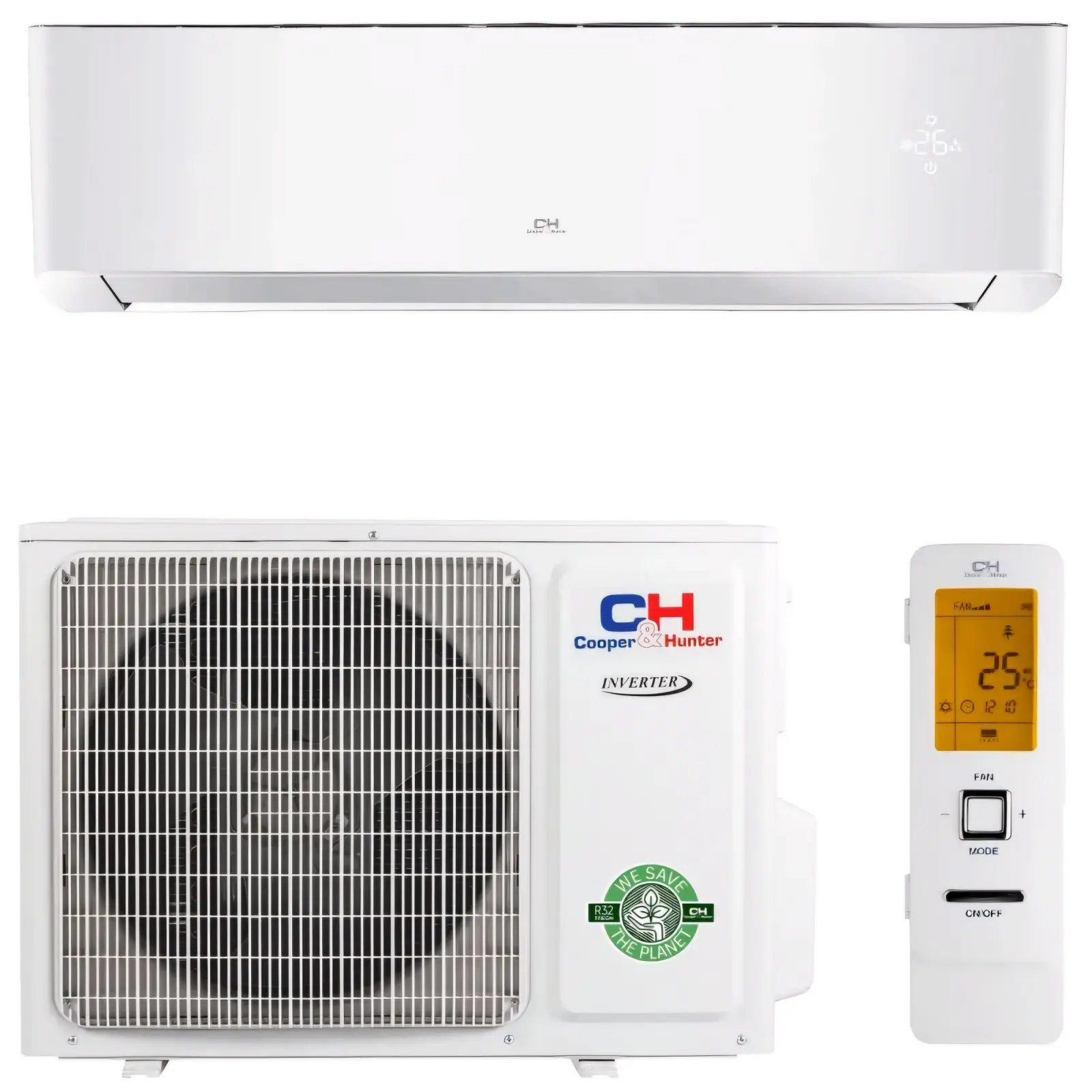 Кондиционер Cooper&Hunter CH-S12FTXAM2S-WP SUPREME Wi-Fi (2) Кондиционер Cooper&Hunter CH-S18FTXAM2S-WP SUPREME Wi-Fi, 50м2 — изображение 1