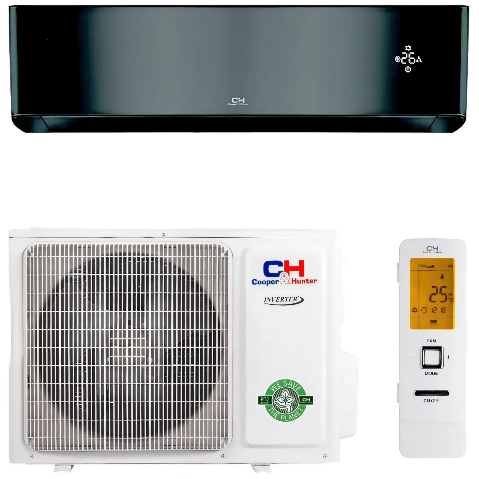 Кондиционер Cooper&Hunter CH-S24FTXAM2S-FB SUPREME Wi-Fi (1) Кондиціонер Cooper&Hunter CH-S12FTXAM2S-FB SUPREME Wi-Fi, 35м2 - Зображення 1