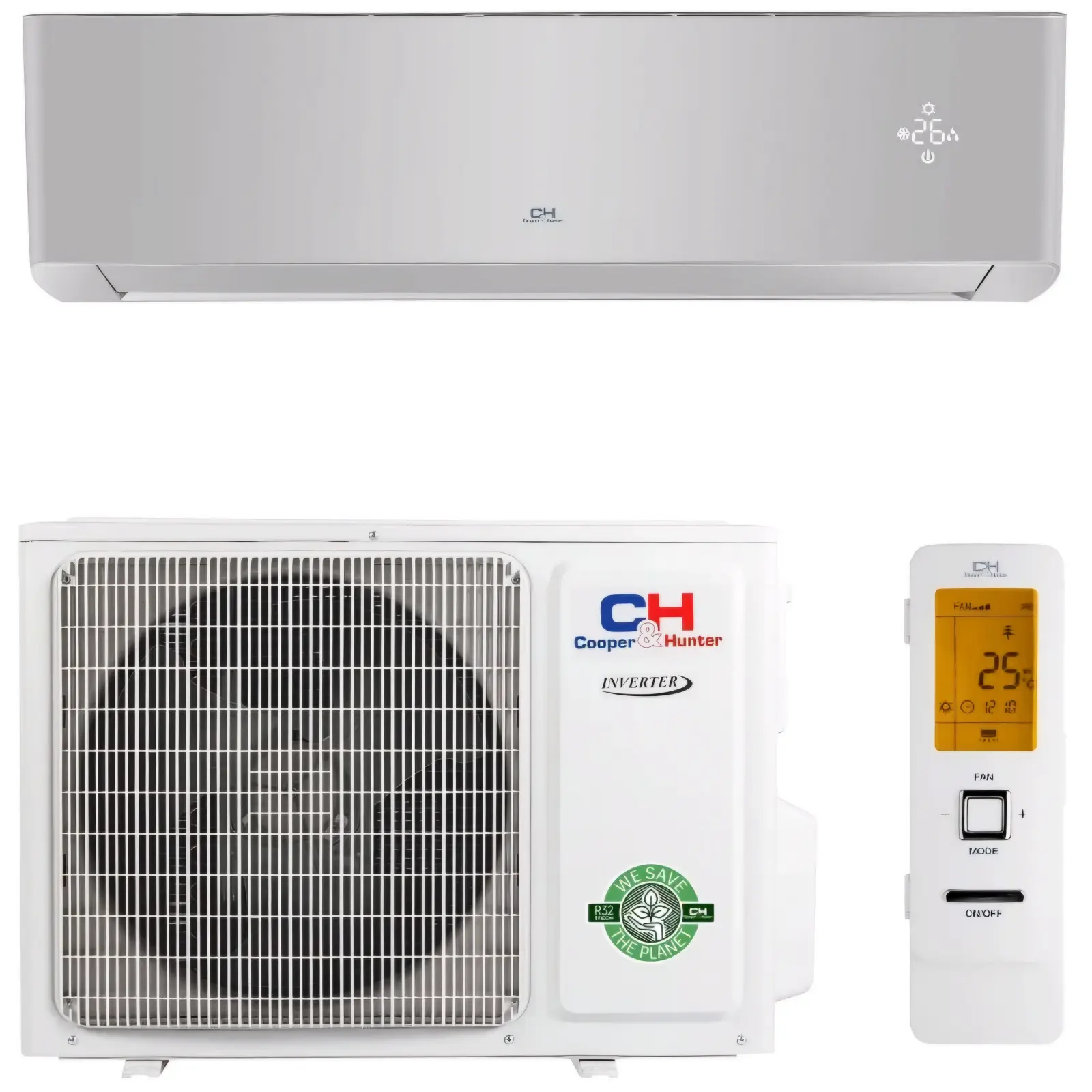 Кондиціонер Cooper&Hunter CH-S12FTXAM2S-SC SUPREME Wi-Fi, 35м2 - Зображення 1