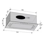Вытяжка PUNTO 52 X (700) PB PC — изображение 2