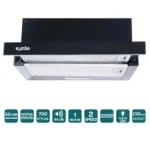 Вытяжка GARDA 50 BK (700) LED 2S