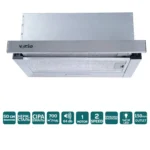 Вытяжка GARDA 50 M/X (700) LED 2S
