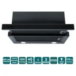 Витяжка GARDA 60 MBG (1100) LED