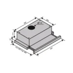 Витяжка GARDA 60 WH (1100) LED - Зображення 6