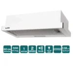 Вытяжка GARDA 60 WH (500) LED