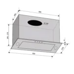 Вытяжка PUNTO 520/279 GRS (1000) TRC MS — изображение 9
