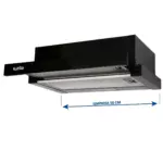 Вытяжка GARDA 50 BK (500) LED