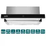 Вытяжка GARDA 60 BG (1100) TC LED