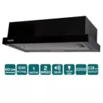 Вытяжка GARDA 60 BK (500) LED