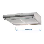 Вытяжка ROMA 50 INOX LUX