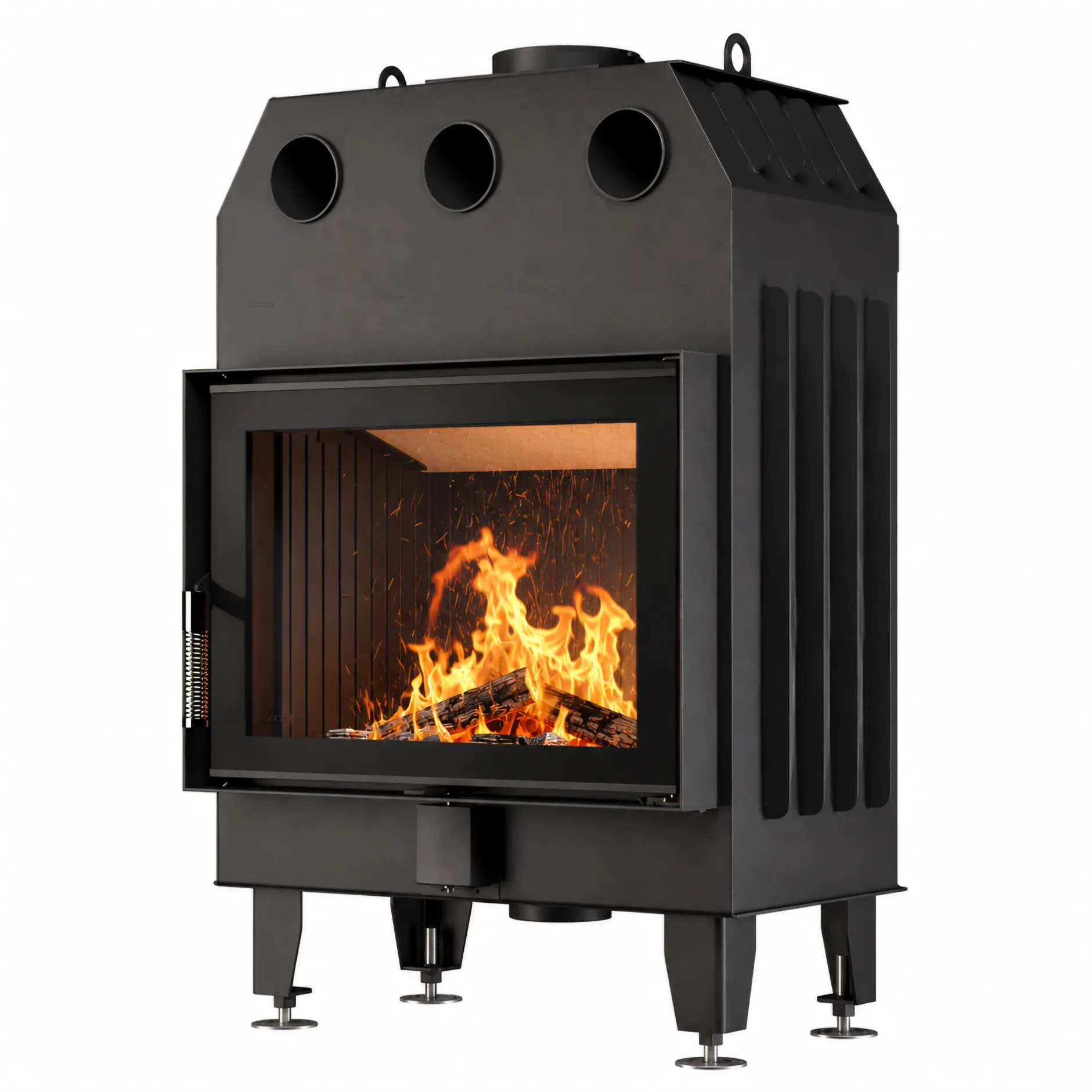 Каминная топка BOKAR Black Ceramatex 15,2 кВт (3) Камінна топка BOKAR Black Ceramatex - 15,2 кВт - Зображення 1