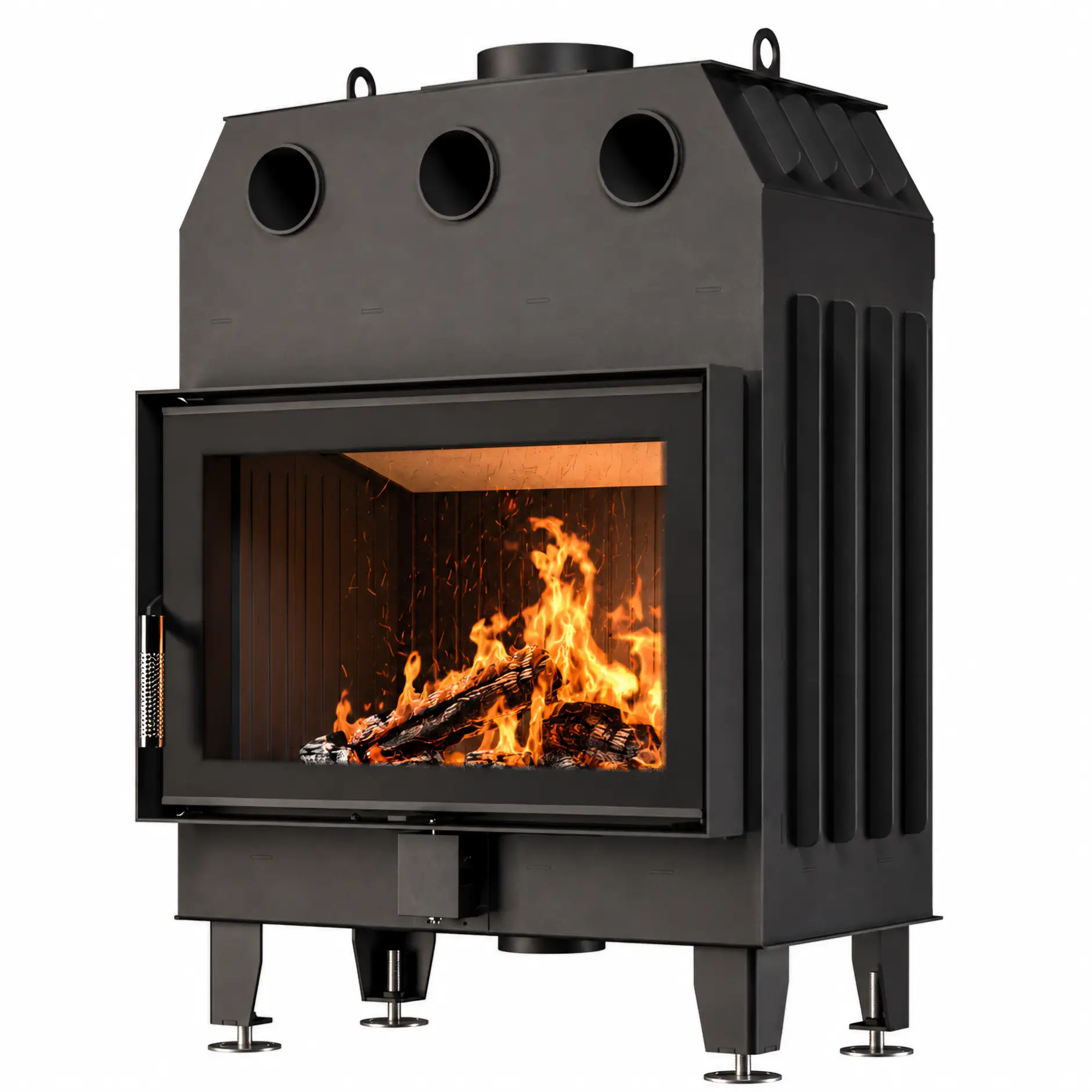 Каминная топка BOKAR Black Ceramatex 19,1 кВт (2) Камінная топка BOKAR Black Ceramatex 19,1 кВт — изображение 1