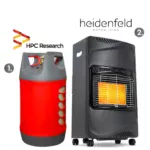 Набор: обогреватель Heidenfeld Inferno GH100 + баллон HPCR 24,5л