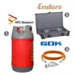 Набор: газовая плита Enders BONDY 2z з термодатчиками + баллон газовый HPCR 24,5л + комплект подключения