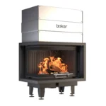 Каминная топка BOKAR LG Black Ceramatex 15,2 кВт