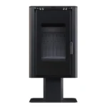 Стальная печь BOKAR Aston FD Black Ceramatex 9 кВт — изображение 3