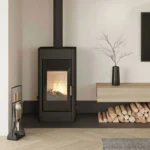 Стальная печь BOKAR Aston ST Black Ceramatex 9 кВт — изображение 2